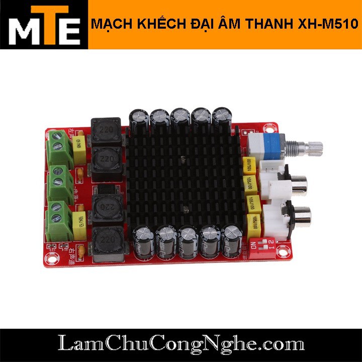 Mới! Mạch khuếch đại âm thanh class D TDA7498 200W