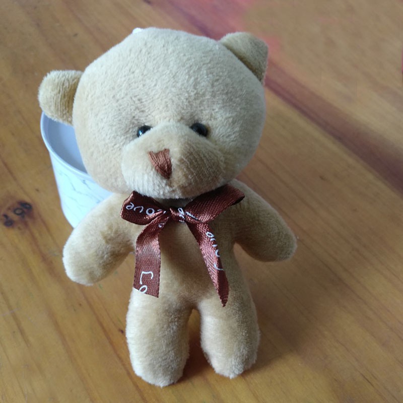 Teddy Bear Plush Toys Little Bear Doll Keychain Pendant Baby Toy