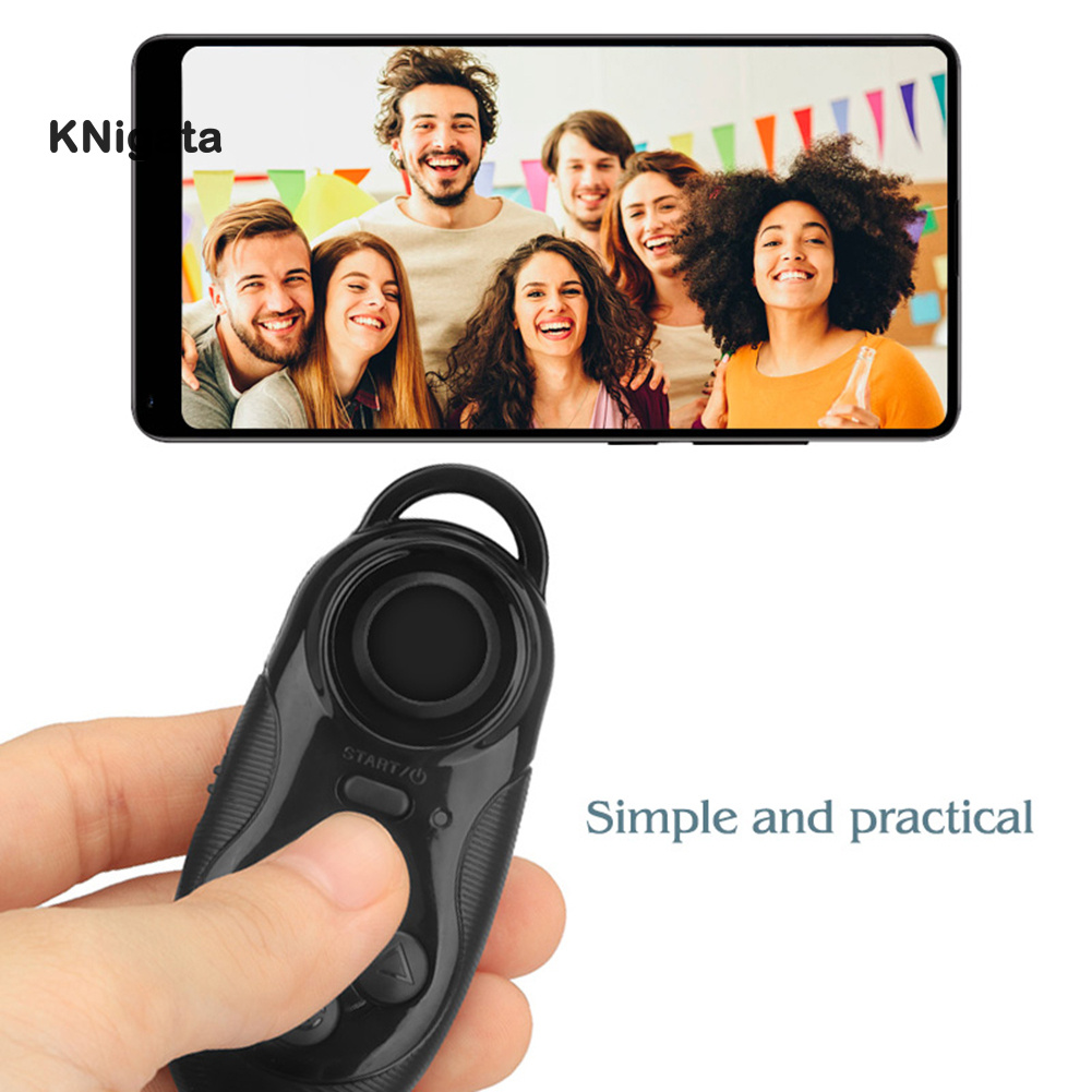 {KNK} Wireless VR Remote Control Selfie Shutter Bluetooth Gamepad for iOS Android