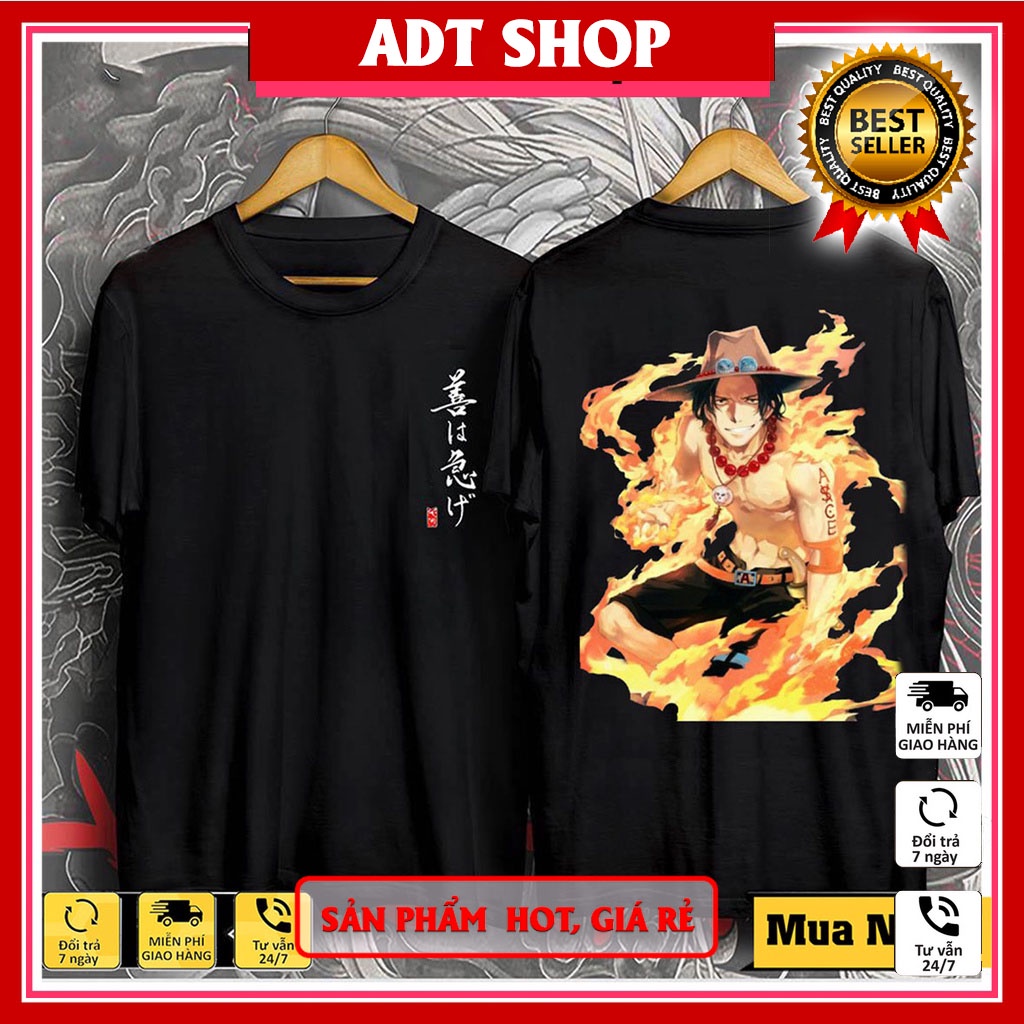 Top 6 Áo thun Anime One Piece mẫu mới nhất - Áo luffy gear 5  Ace Zoro siêu đẹp, cực chất ADT|Shop