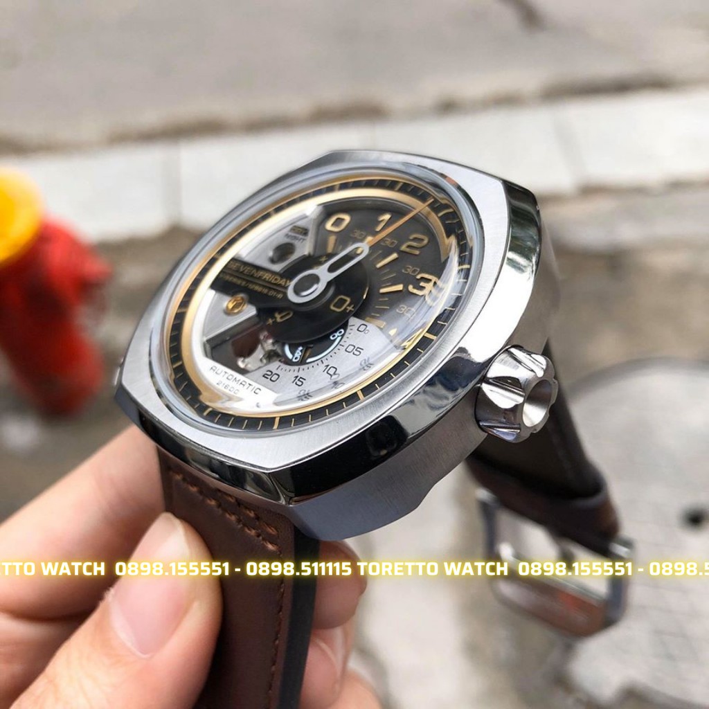 Đồng Hồ Nam  - Automatic - Hộp Gỗ, Sách, Thẻ Bảo Hành 2 năm , Khăn, Dây Cao Su Cao Cấp Tặng Kèm
