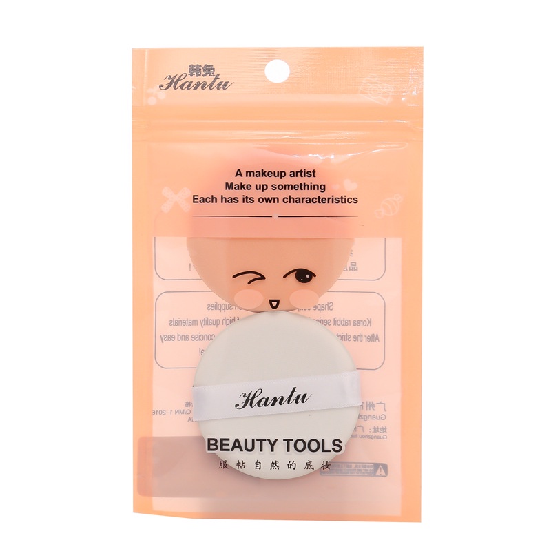 [Hàng mới về] Set 2 bông mút tán kem nền dạng lỏng nhỏ gọn tiện lợi