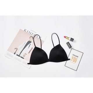 Áo bra áo ngực su trơn đệm tim nâng ngực nhẹ dây mảnh sexy free size 40-55kg an10 54 95