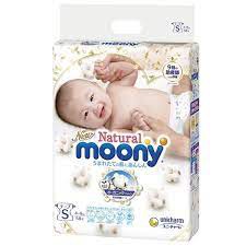 Bỉm Moony Natural Nhật [FREESHIP] Moony Natural Nội Địa Chính Hãng - Bỉm Moony Dán/Quần Đủ Size NB63/S58/M48/L36/XL32