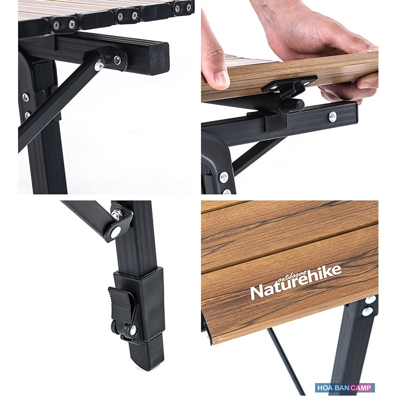Bàn Dã Ngoại Vintage NatureHike NH19Z003-D | MW03