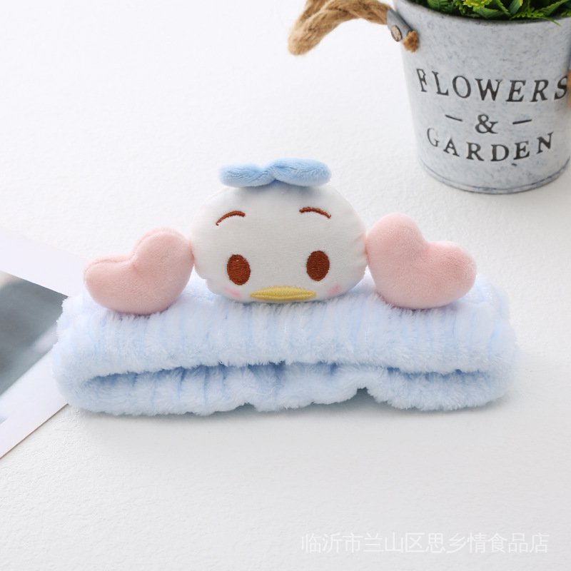 Băng Đô Cài Tóc Mặt Nạ Rửa Mặt Hình Gấu Hoạt Hình Chip 'n' Dale Nhồi Bông Dễ Thương Cho Bạn