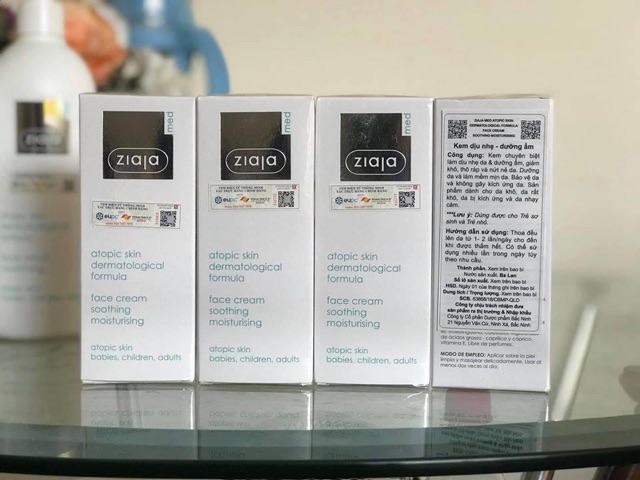 Ziaja Kem Dịu Nhẹ Dưỡng Ẩm Ure 5%- Ziaja Med Atopi Skin Dermatological Formula Soothing Moisturising