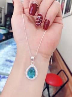 Dây chuyền nữ mặt giọt lệ to