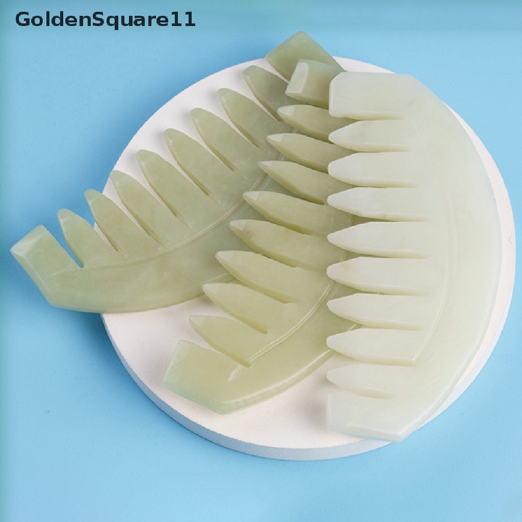 Lược Chải Tóc Mát Xa Da Đầu Bằng Ngọc Bích Goldsquare11