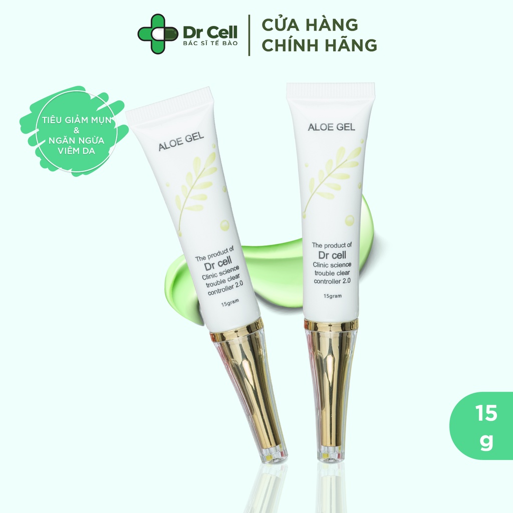 Kem ngừa giảm mụn Nha đam Aloe Gel DR CELL Gel chấm mụn 15 Gr | BigBuy360 - bigbuy360.vn