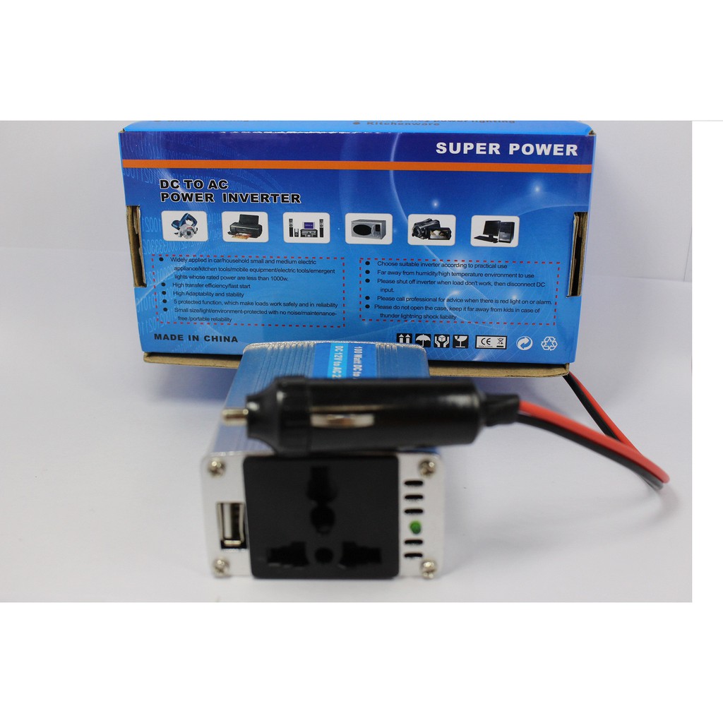 Kích điện 12v lên 220v 100w