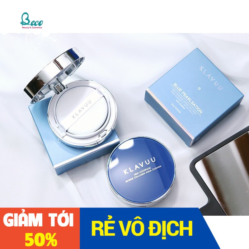 [GIẢM TỚI 50%] Phấn Nước KLAVUU Xanh Blue - Cửa Hàng Beco