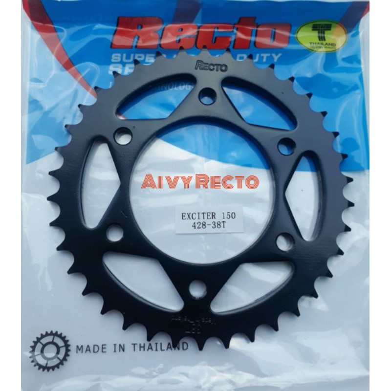dĩa exciter 150 Recto, size 38, Thái Lan