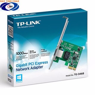 Card mạng TP-Link TG-3468 Card mạng Gigabit gắn trên khe PCI-Ex 1X