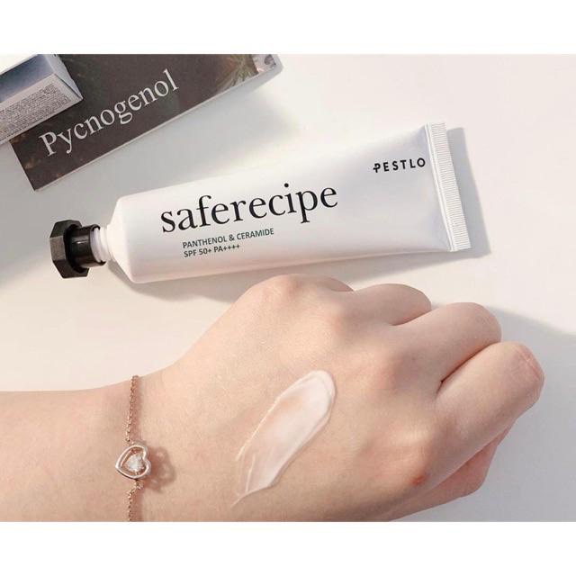 Kem chống nắng vật lí Pestlo Safe Recipe Sun Essence SPF50 PA+++