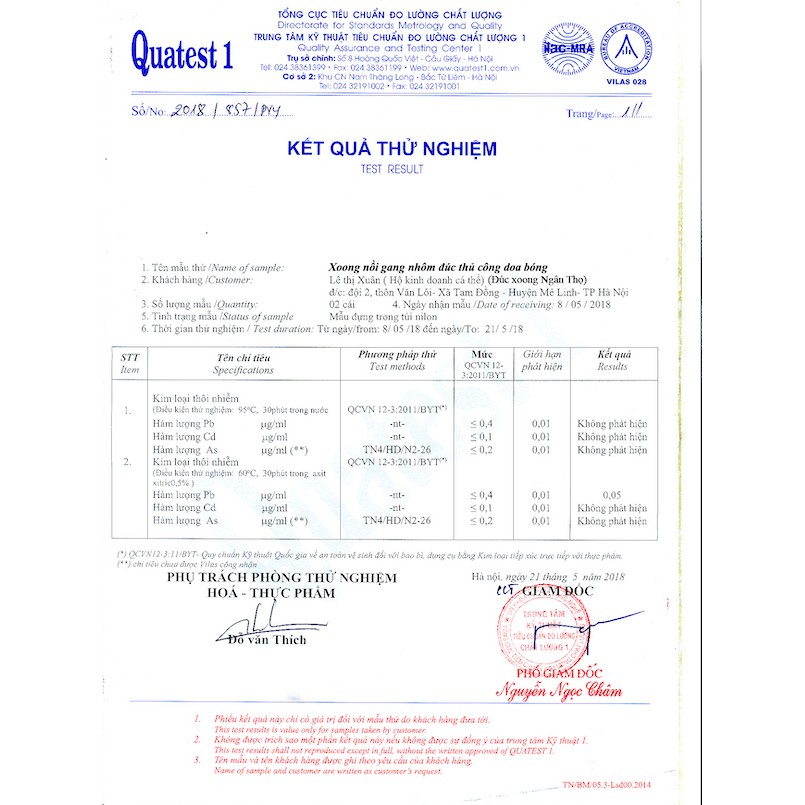 Nồi thố gang doa bóng 1.5 lít chính hãng Ngân Thọ