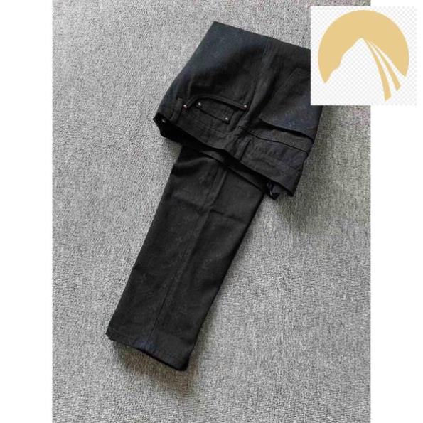 🤶 Quần jean LV vân chìm cao cấp - Quần bò nam ống côn - Bee Shop 🤶