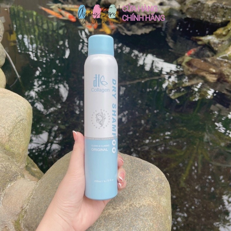 Dầu gội khô Dl Collagen mini nội địa trung 200ml chính hãng AYMY