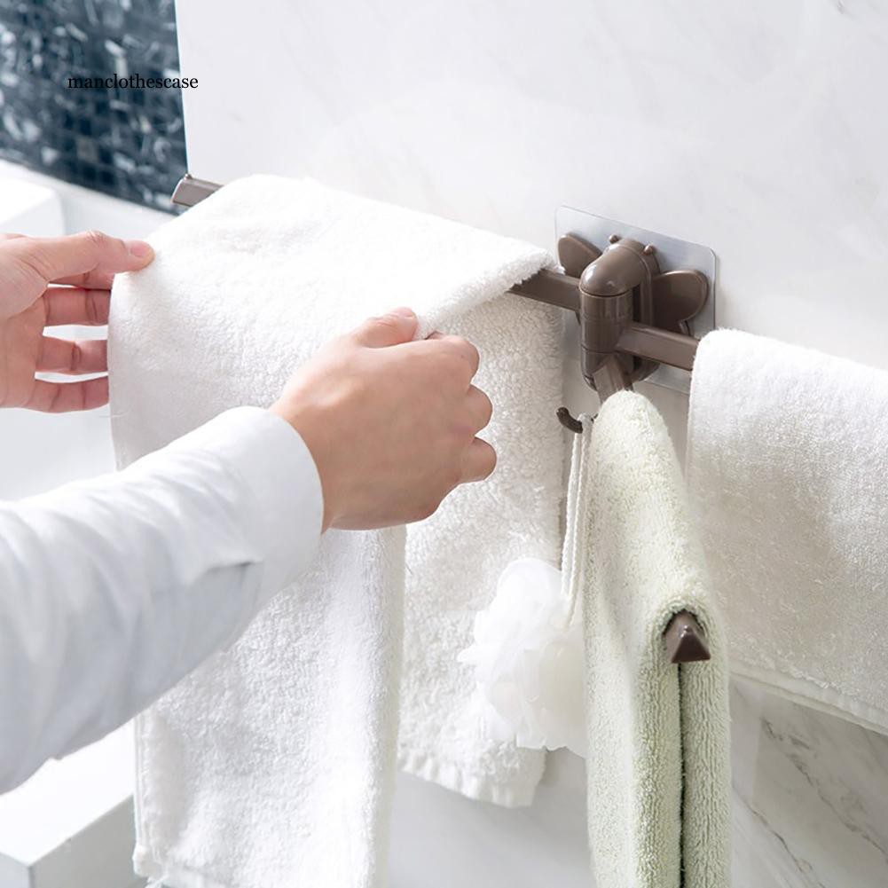 Giá Treo Khăn Tắm Gắn Tường Có Thể Gấp Gọn Tiện Lợi