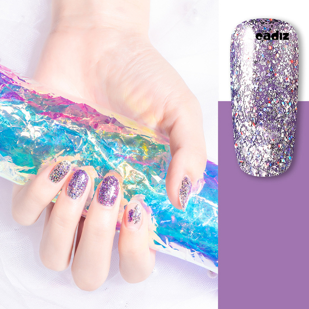 [Hàng mới về] Sơn Móng Tay Gel Kim Tuyến Lấp Lánh Trang Trí Móng Thời Trang Cho Nữ