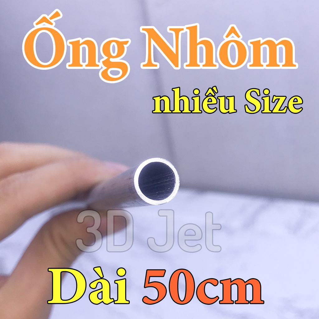 Ống nhôm nhỏ đủ size dài 50cm, ống Láp, ong nhom, thanh nhôm, ong nhom, nhom