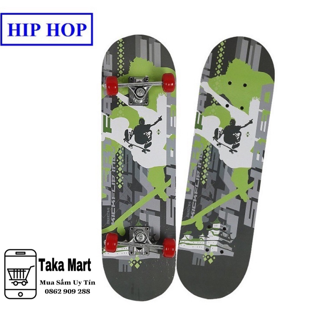 Ván Trượt Trẻ Em, Ván Trượt Thể Thao Gỗ Phong Ép Skateboard Cao Cấp Nhiều Hình Siêu Nhân, Cá Mập, Con Ong, TK168