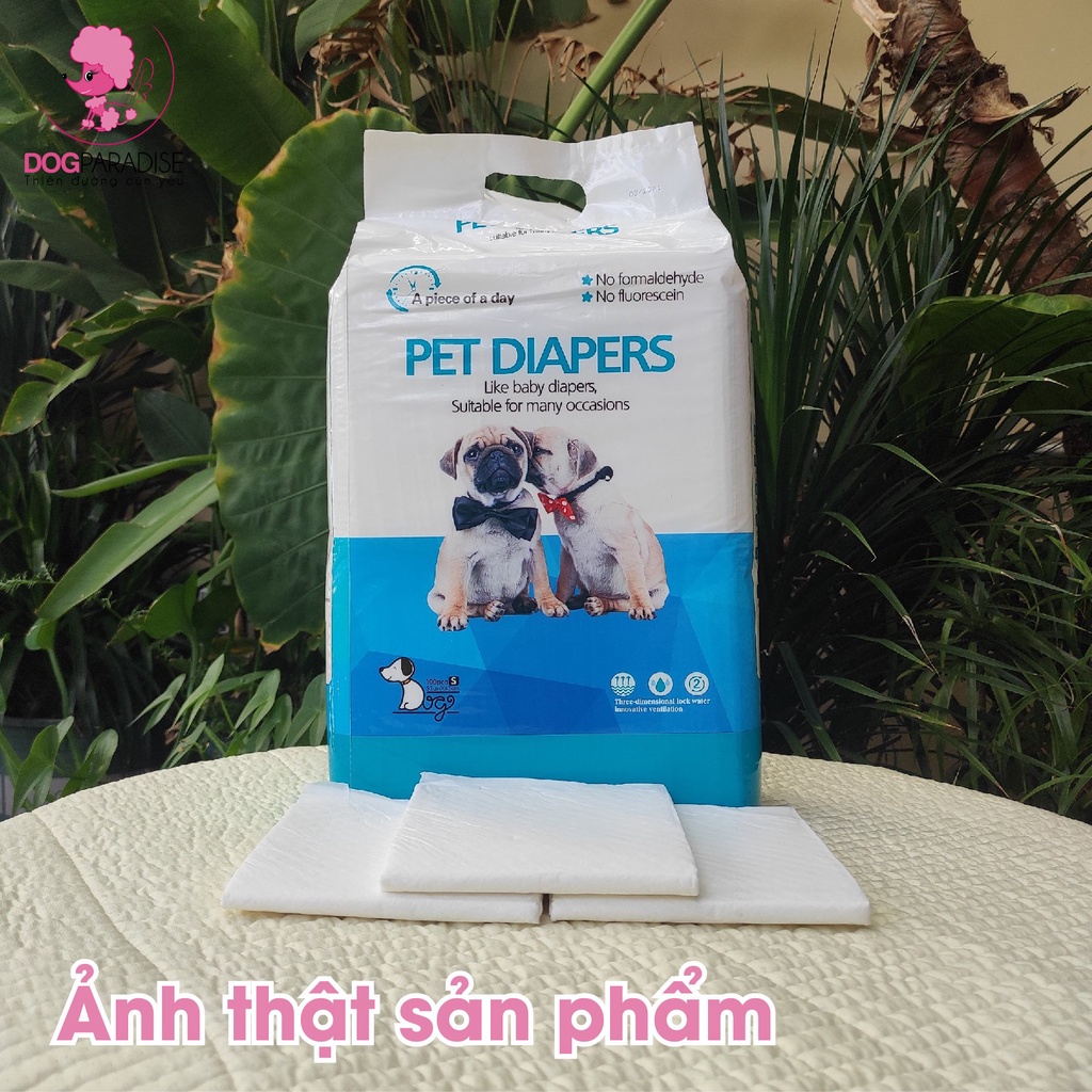 Tã lót cho chó khử mùi nước tiểu Pet Diapers - tã dày chính hãng - Dog Paradise