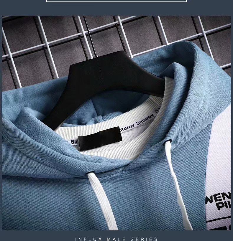 Áo hoodie dáng rộng tay dài trẻ trung cá tính 2 màu tùy chọn bắt mắt