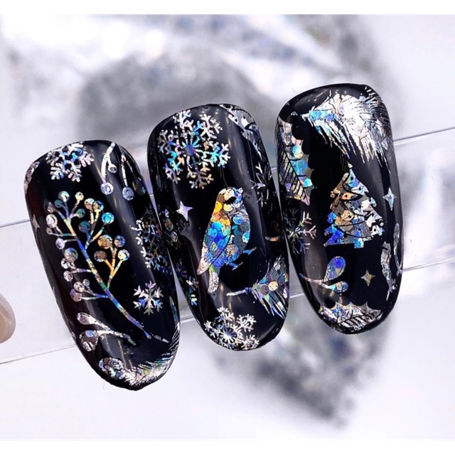 Foil dán móng khảm trai