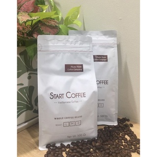 Start Coffee, hạt moka cầu Đất, mang hương vị riêng của hạt moka, đậm hương vị cafe Việt. Túi 0,5 kg/ 160k