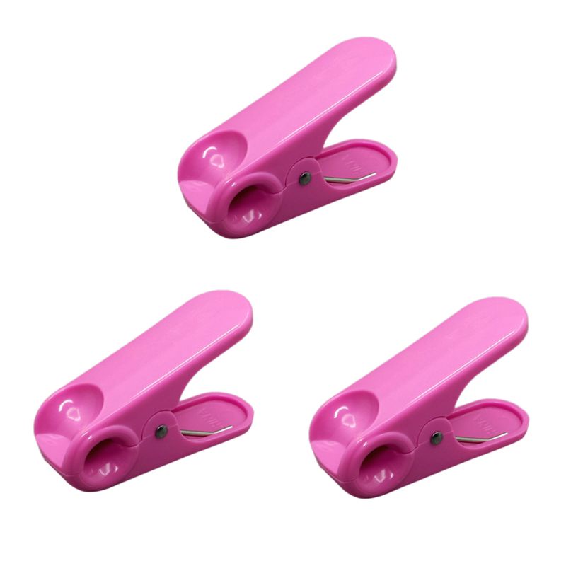 Set 3 Kẹp Niêm Phong Bao Bì Thực Phẩm Bằng Nhựa