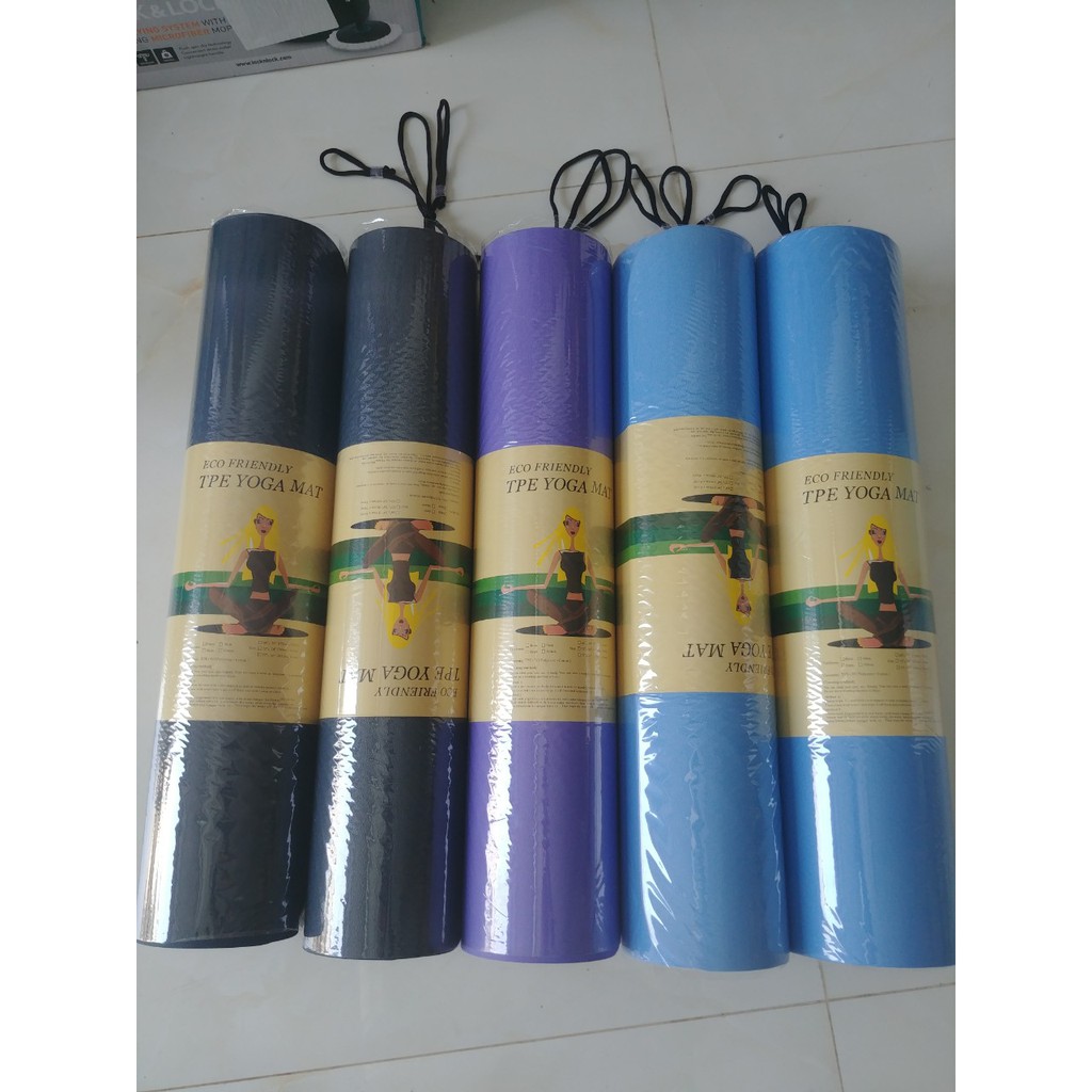 THẢM YOGA 2 LỚP, SIÊU ÊM, CHỐNG TRƯỢT