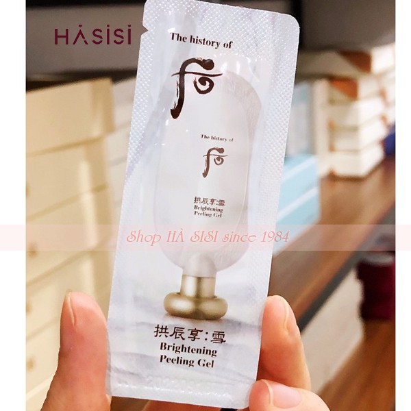 Gói Sample Tẩy Tế Bào Chết WHOO BRIGHTENING PEELING GEL