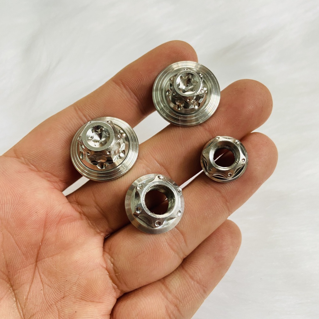 ỐC TREO PÔ KÈM LÔNG ĐỀN TÁN INOX SALAYA TRANG TRÍ CHO CÁC DÒNG XE HONDA, YAMAHA