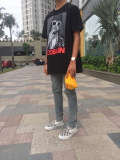 Áo Kurt Cobain còn size XL