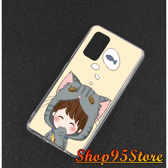 Ốp silicon in UV Xiaomi Redmi Note 10 / Redmi Note 10 pro Họa tiết Thỏ