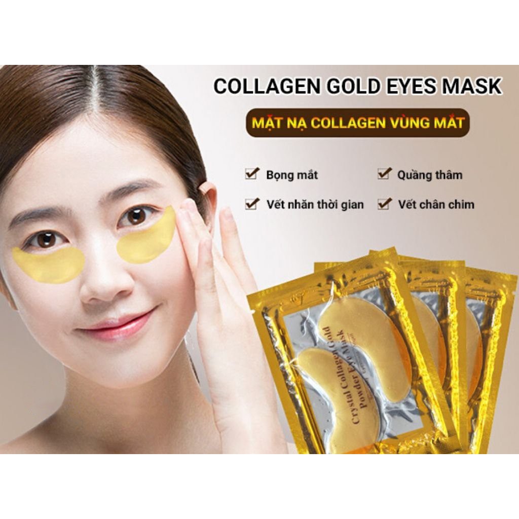 [mặt nạ mắt] Mặt Nạ Mắt Collagen Crystal Eye Mask giúp dưỡng da trẻ hóa, hết thâm quầng