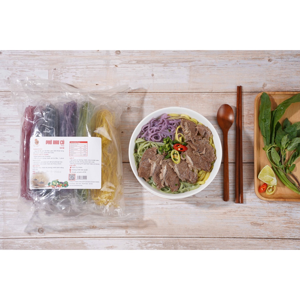 Phở rau củ 5 vị thơm ngon dinh dưỡng cho bé và gia đình