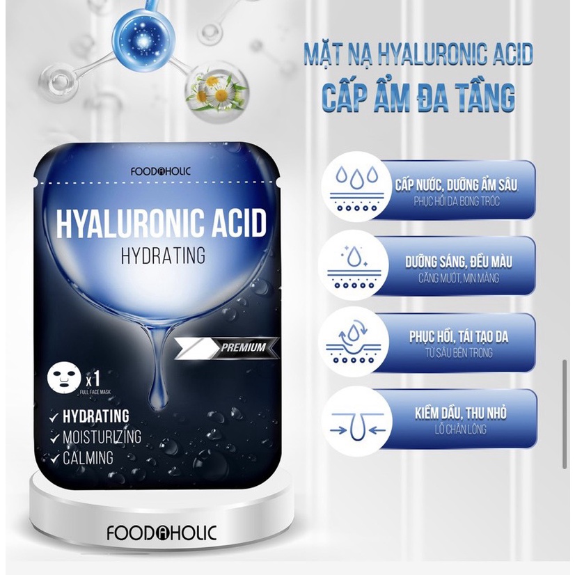 Mặt Nạ Beldora Hyaluronic Acid Cấp Ẩm Đa Tầng 23ml