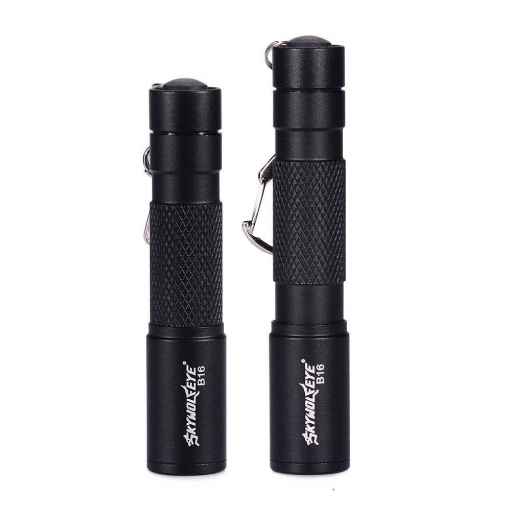 Đèn pin SKYWOLFEYE Q5 LED 200LM kích thước 9.0 cm * 1.6 cm * 9.0 cm có móc khóa tiện dụng | BigBuy360 - bigbuy360.vn