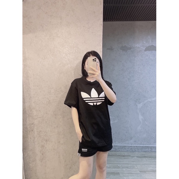 Áo adidas Nam nữ 2020 80’s Aerobic Trefoil Tee Unisex Made in Cambodia full tag code