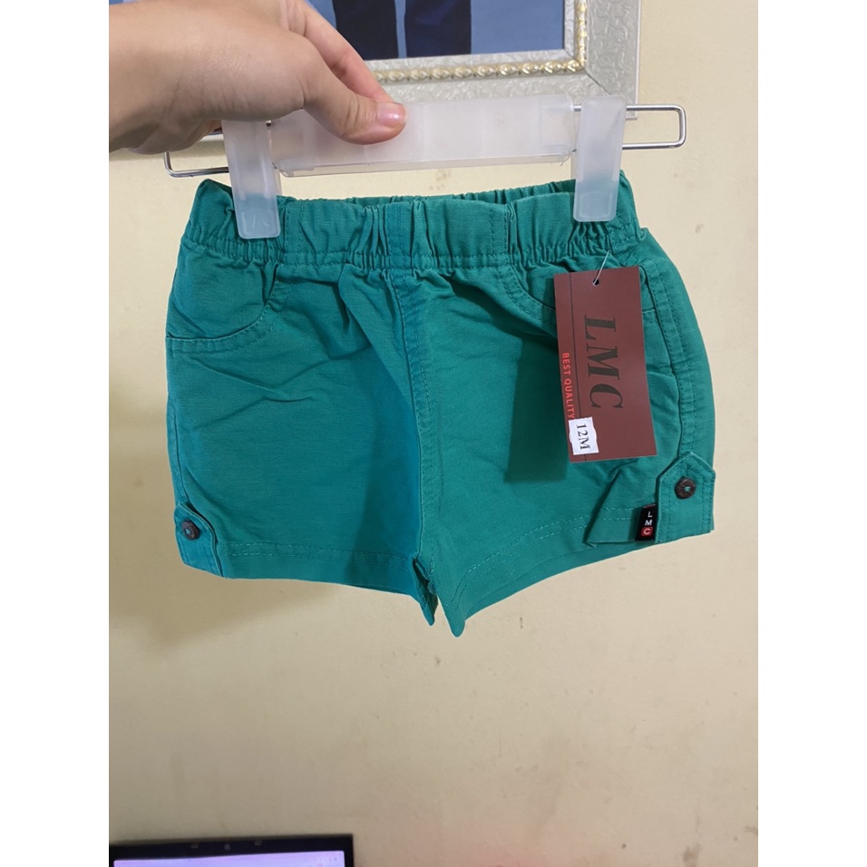 Quần đùi thô kaki mềm túi hộp/đùi khuy bấm cho bé trai