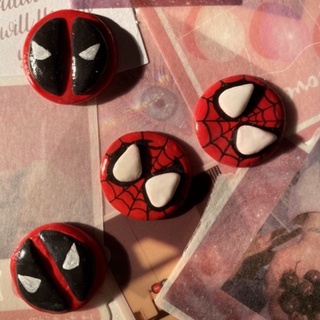 Marvel Collection - Handmade Clay - Spiderman/Deadpool/Black Widow/Scarlet Witch