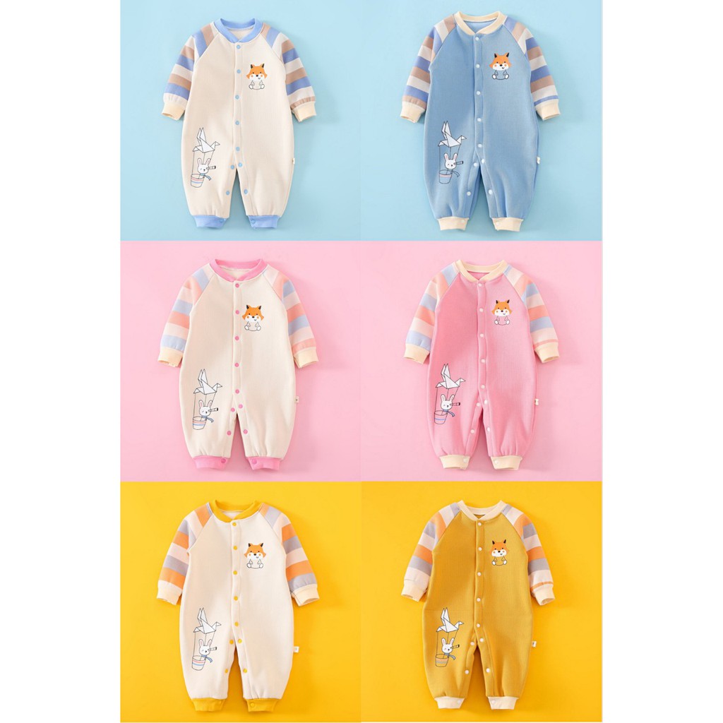 Quần áo trẻ em mùa đông💖FREESHIP💖  Bộ bodysuit liền thân nỉ lót lông cao cấp cho bé trai bé gái từ 4-13kg