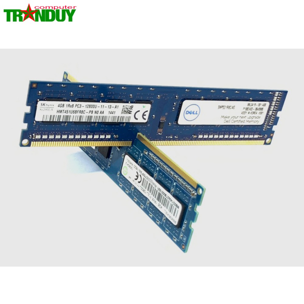 RAM PC 4GB BUSS 1333/1600Mhz Hàng Tháo Máy Bộ Dell-HP Likenew BH 12 tháng