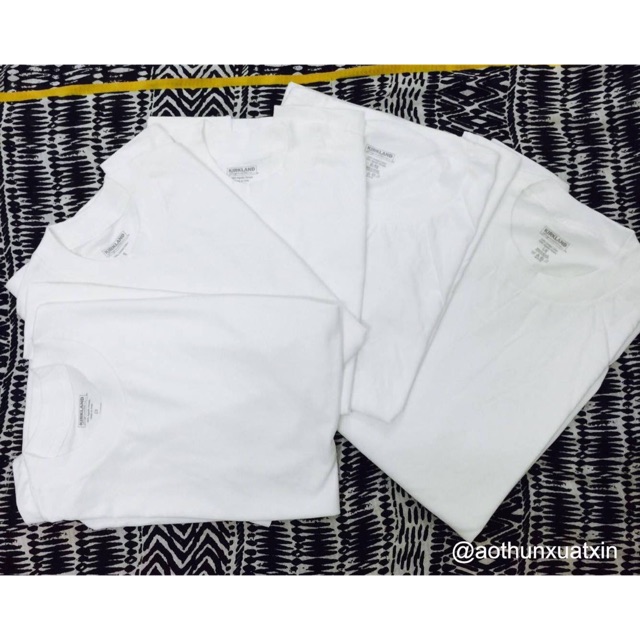 Combo 5 áo thun trắng xuất Nhật
