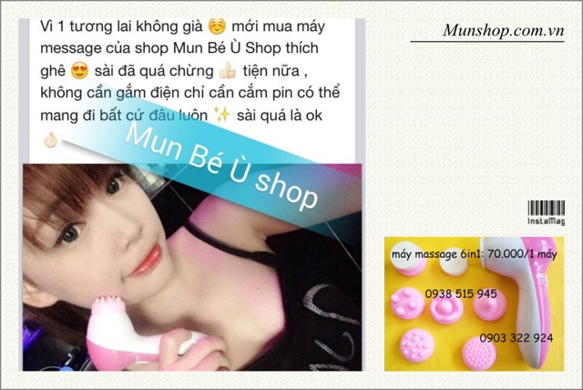 💥 Máy massage mặt 6in1 Mun Bé Ù shop | BigBuy360 - bigbuy360.vn