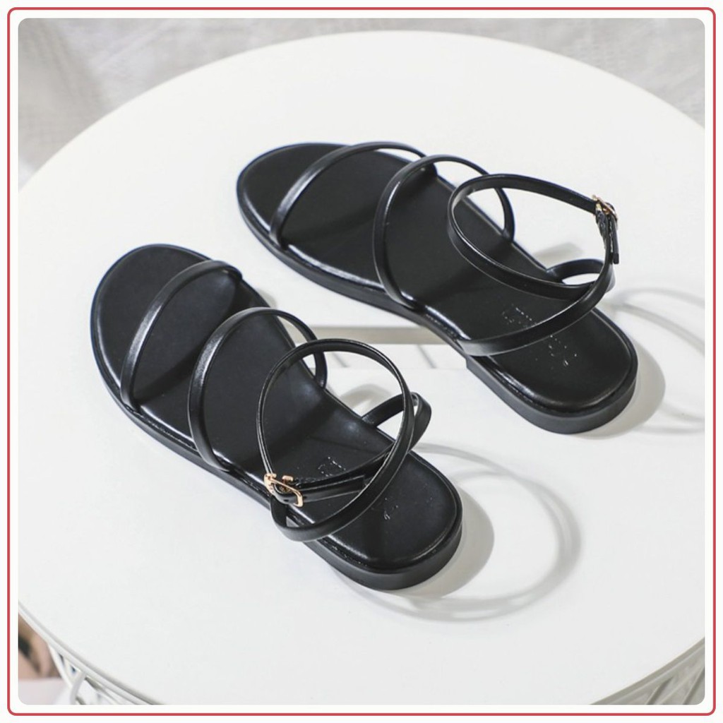 Giày Sandal Nữ HGS38 quai đơn giản trẻ trung dễ phối đồ