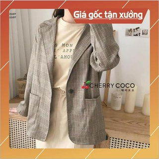 { GÍA SỐC } Áo Vest Blazer kẻ caro