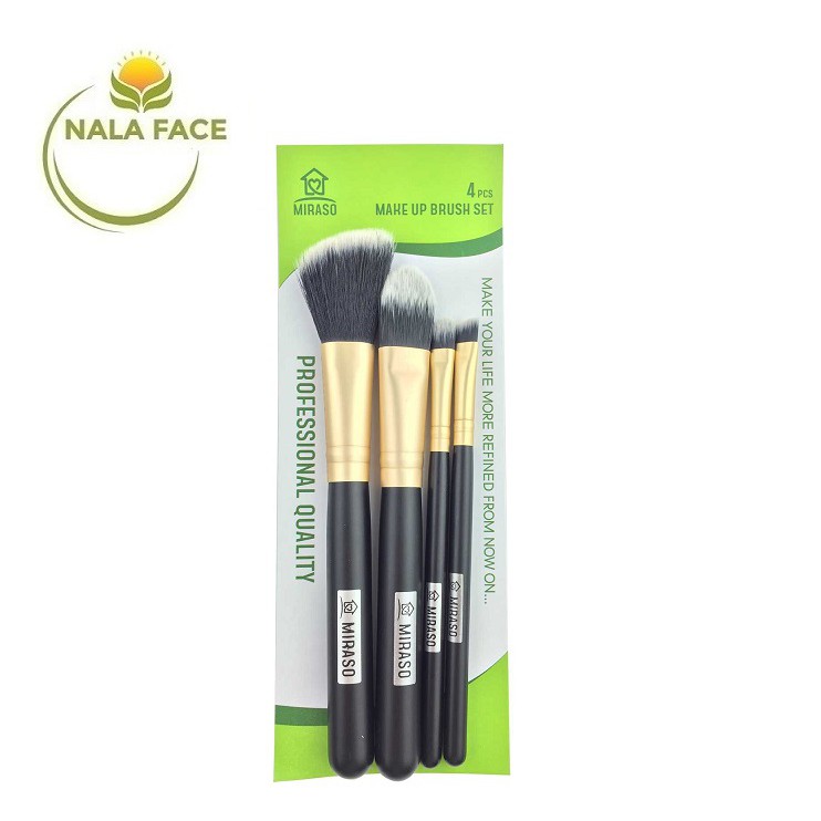 Set 4 cọ trang điểm chuyên dụng Miraso